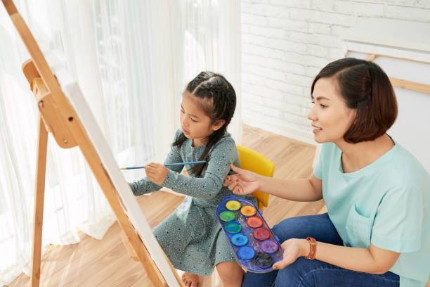 istock Watercolor painting class 1049171738