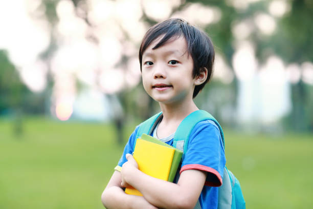 istock Little boy going to school 1049180570