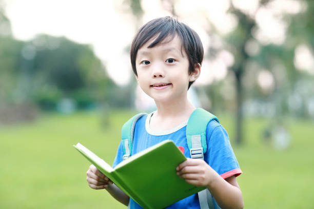 istock Little boy going to school 1049180646