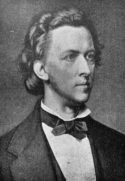 frédéric chopin, compositore francese, 1810-1849
, compositore tedesco, 1810-1856 - 1849 foto e immagini stock