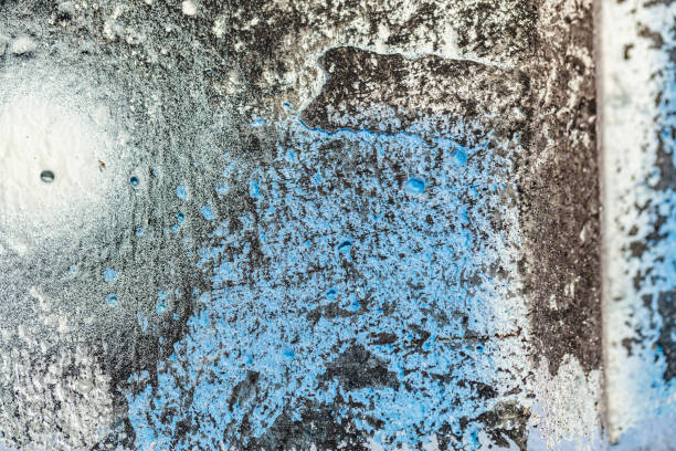 istock Grunge background with abstract colored texture. Old scratches, stain, paint splats, spots. 1049201176