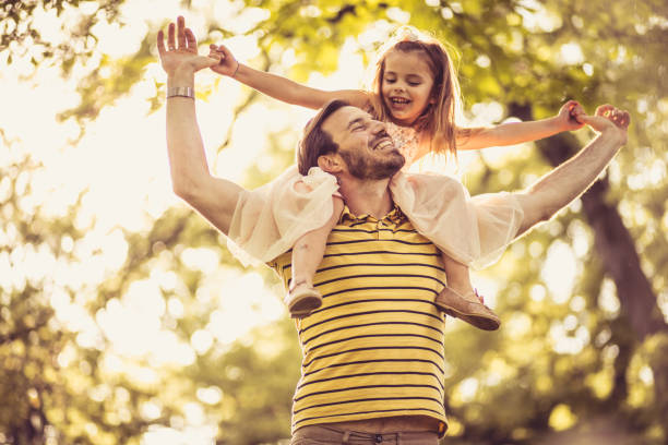 istock Father daughter time. Spring season. 1049211386