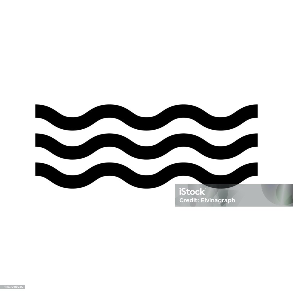 vecteur de symbole de l’eau - clipart vectoriel de Icône libre de droits