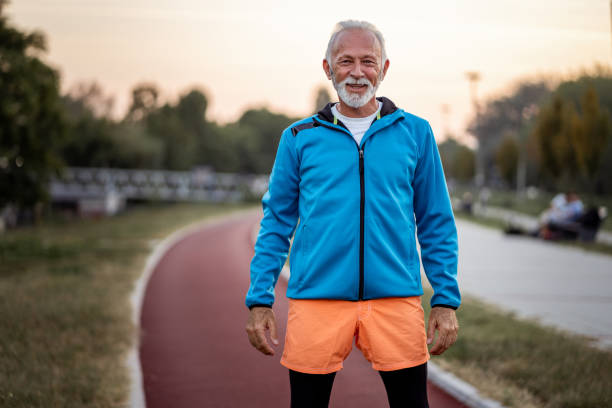 istock Portrait of active senior man smiling 1049216902