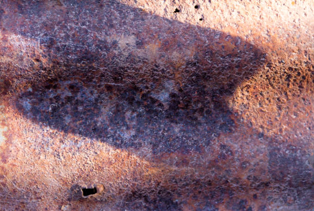 istock textured background of rusted corrugated sheets 1049217038