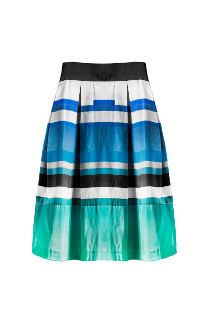 istock Striped skirt isolated 1049222998