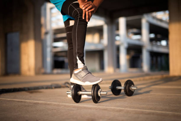 istock Fitness and weightlifting. 1049226654