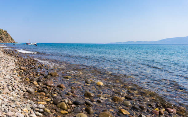istock Beautiful gravel beach 1049234022