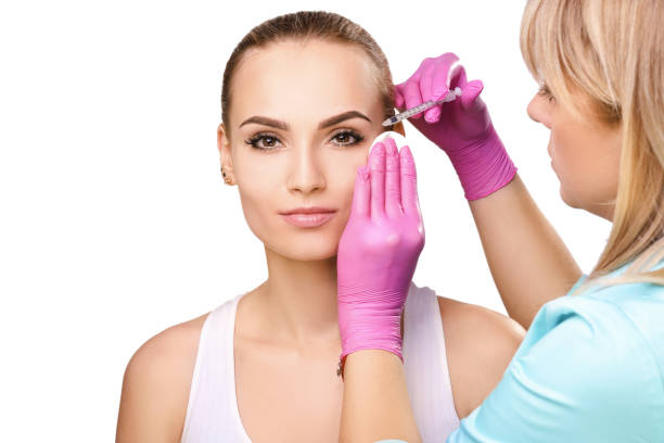 istock Rejuvenating facial injections. 1049234240