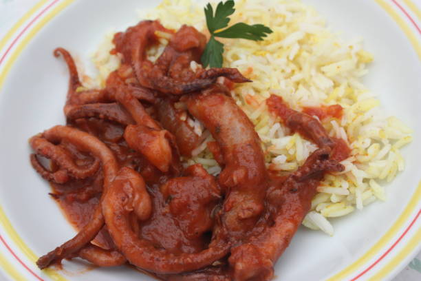 istock Squid - Seafood product cooked with an Armorican sauce 1049240684