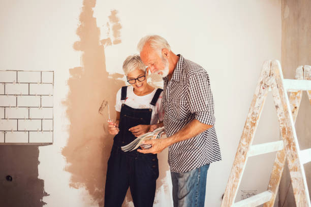 istock Couple remodeling their home 1049241464