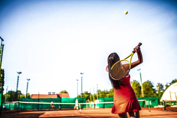 istock Tennis player in action 1049241852