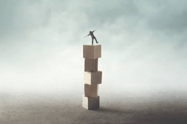 istock precary condition for businessman abstract concept 1049248776