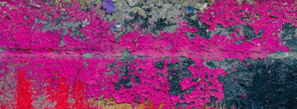 istock abstract colored texture. Old scratches, stain, paint splats, spots on the wall 1049253080