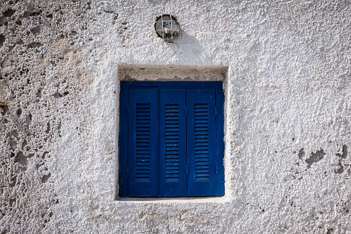 blue, shutters