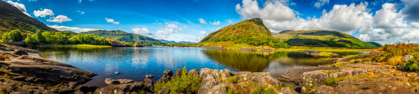 panorama of typical landscape in Ireland