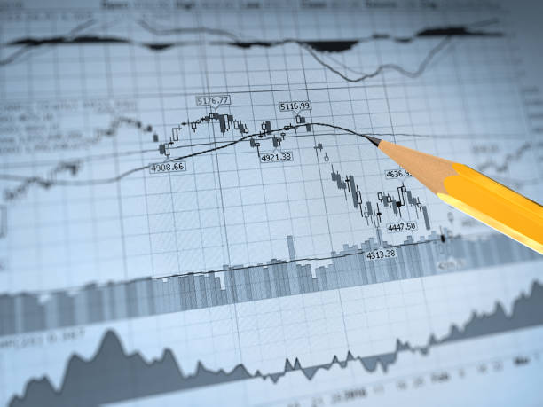 istock Business stock market chart graph investment analysis 1049267380