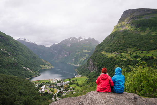 istock Geiranger and Geirangerfjord 1049273524