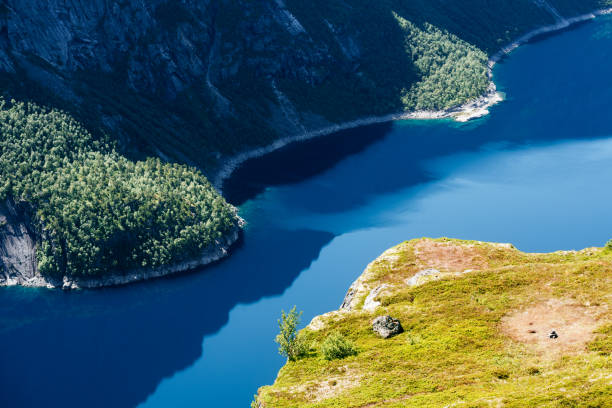 istock Ringedalsvatnet - blue lake near Trolltunga, Norway 1049273606