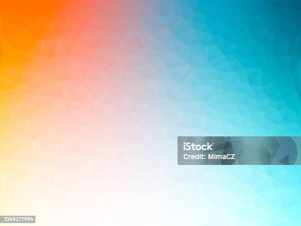 Abstract Geometric Background Blurred Color Gradient Stock Illustration - Download Image Now