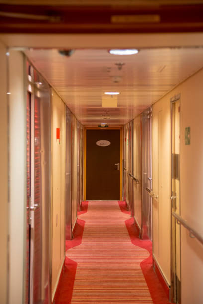 istock Cabin corridor that leads to the Suits 1049280402