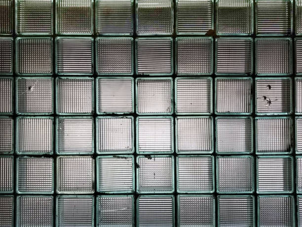 istock Texture background wall made of many glass cubes 1049281076
