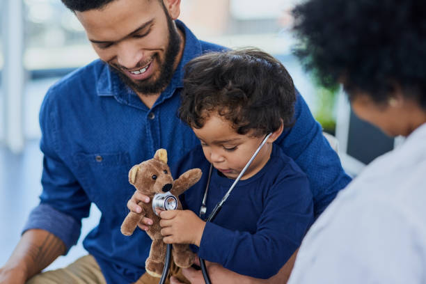 istock His pediatrician makes each visit as fun as possible 1049284376