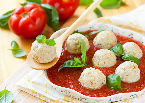 istock steamed chicken meatballs 104928601