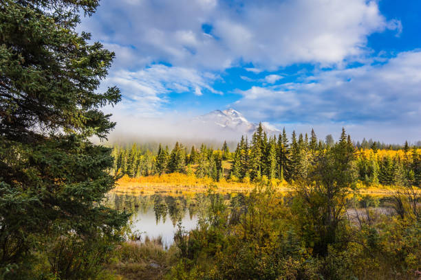 istock Patricia Lake and Pyramid Mountain 1049292952