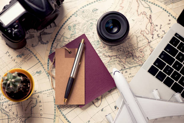 istock Top view. Holidays and tourism concept 1049306658