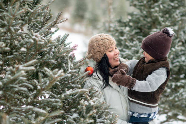 istock Festive Mother And Son 1049307114