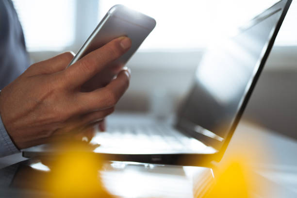istock Businesswoman using smart phone 1049309516