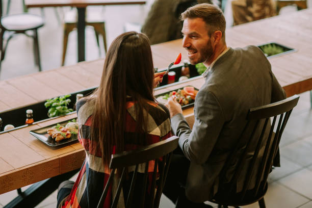 istock Couple in the restaurant 1049310624