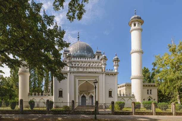 The Ahmadiyya Mosque in Berlin-Wilmersdorf was build in the 1920s stock photo