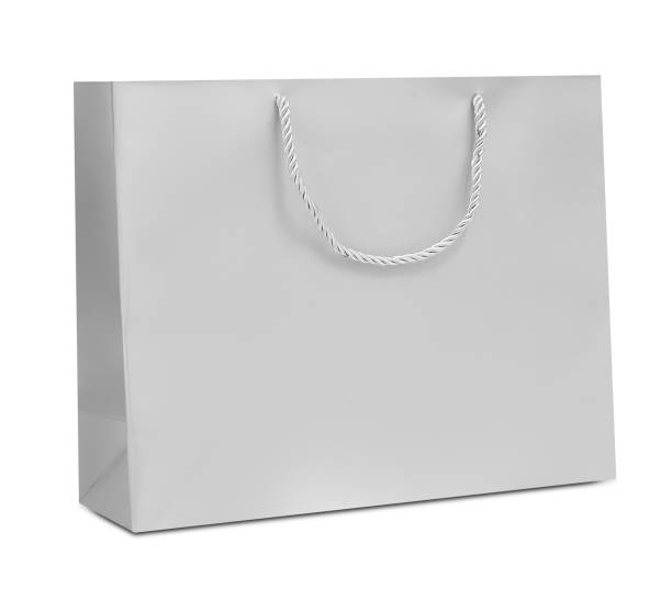 istock Shopping bags on white background 1049328432