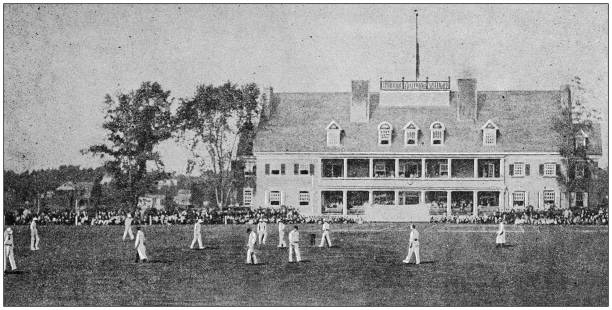 Antique photograph: Cricket in Germantown