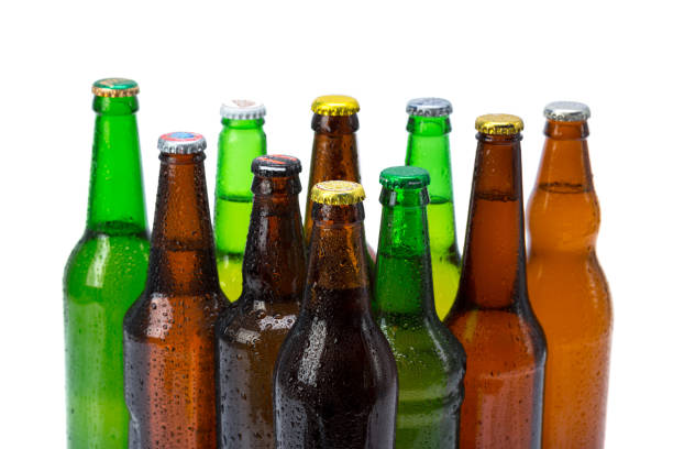 istock Set of beer bottles isolated 1049334954