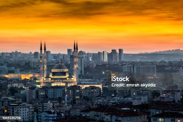 Landscape Of Ankara At Sunset Stock Photo - Download Image Now - Ankara - Turkey, Urban Skyline, New