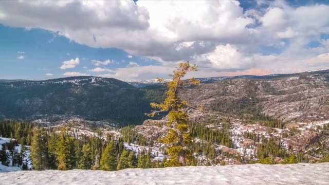 Yosemite National Park Nature, Landscape Hyperlapse - Motion Timelapse