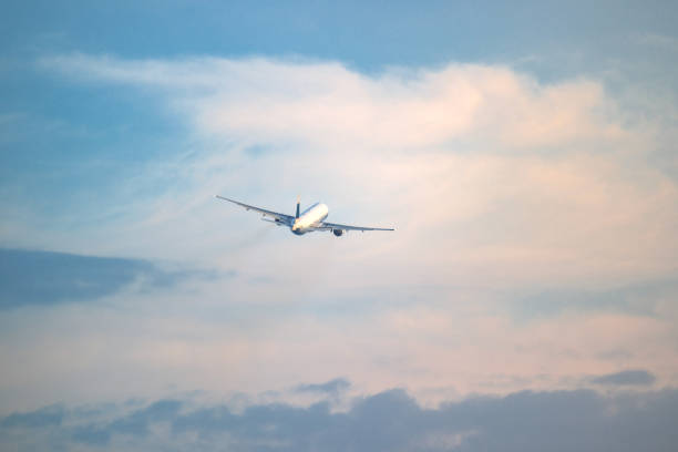 der passagier flugzeug - chubu centrair international airport stock-fotos und bilder