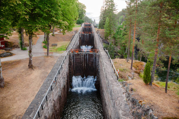 istock Vrangfoss staircase locks Telemark Canal Telemark Norway 1049346308