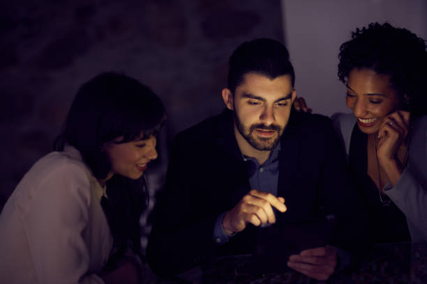 istock Working on apps in the late hours of the night 1049353402