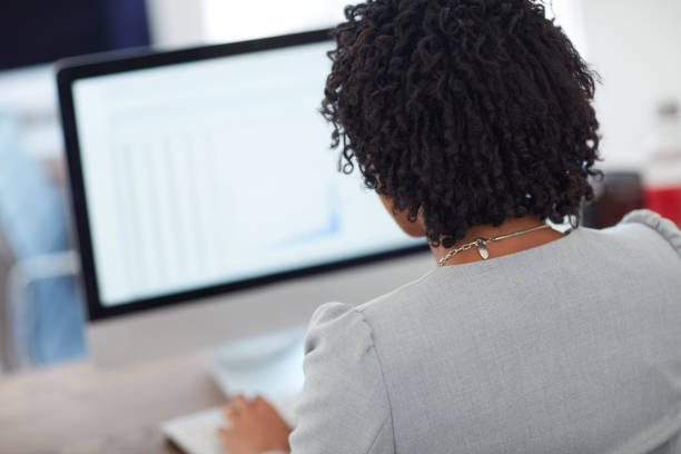 istock She works hard in the company 1049353448
