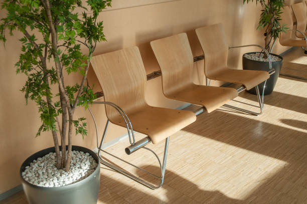 Waiting area design for spa bussiness. Living area for office design or coffee shop design - 3D Illustration