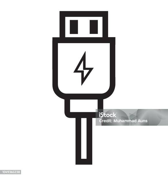 Usb Stock Illustration - Download Image Now - Backgrounds, Cable, Computer