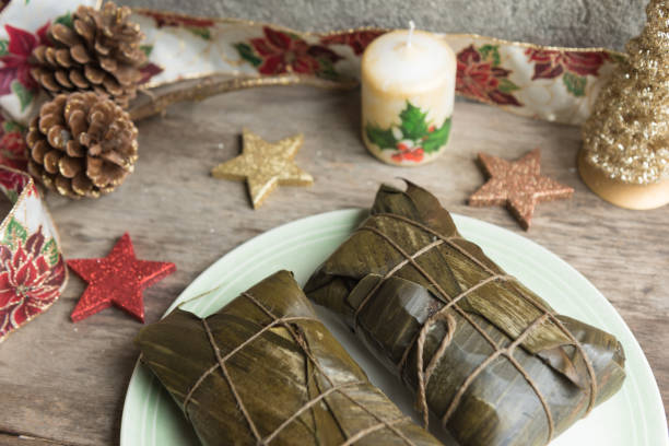 istock Hallacas, typical dish of Venezuela. 1049366054