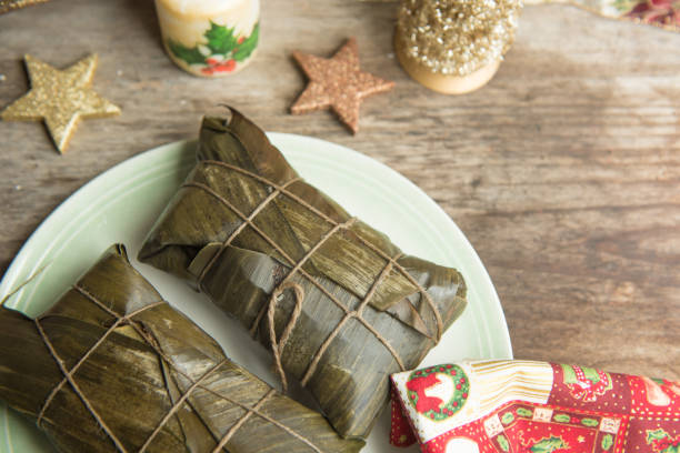 istock Hallacas, typical dish of Venezuela. 1049366064