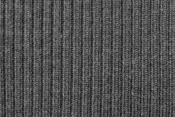 Warm Gray Knit Wool Close-up
