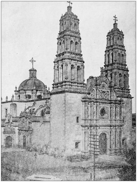 istock Antique photograph: Cathedral of Chihuahua, Mexico 1049385668