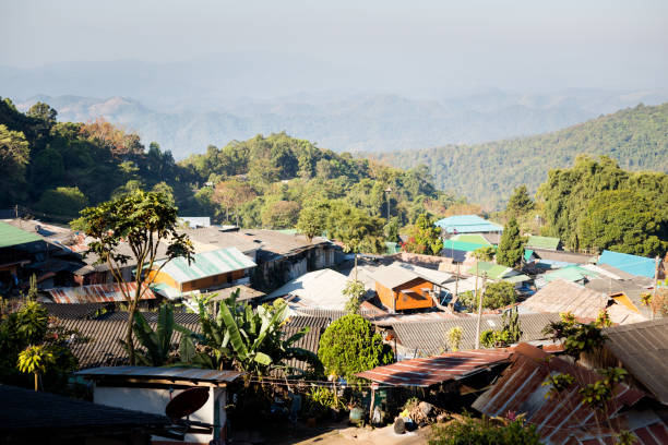 istock Doi Pui village in Thailand 1049395634
